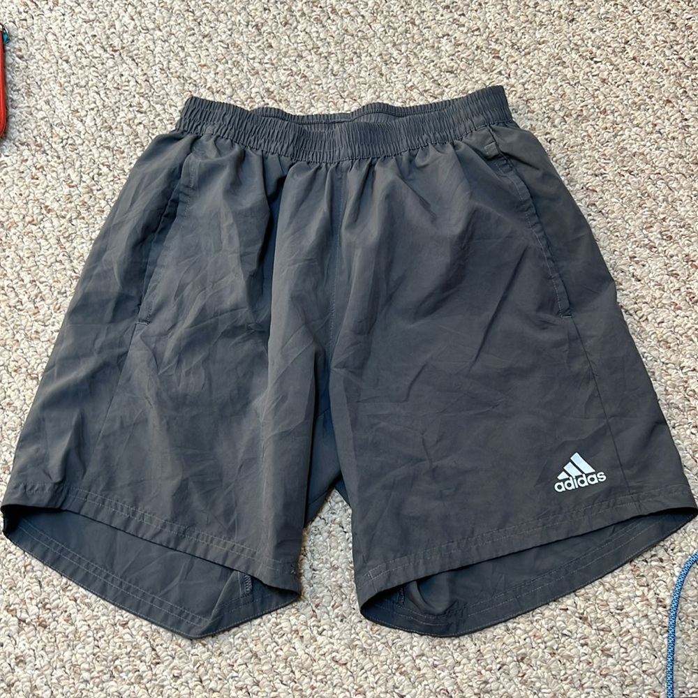 Men’s Adidas, running shorts, size medium